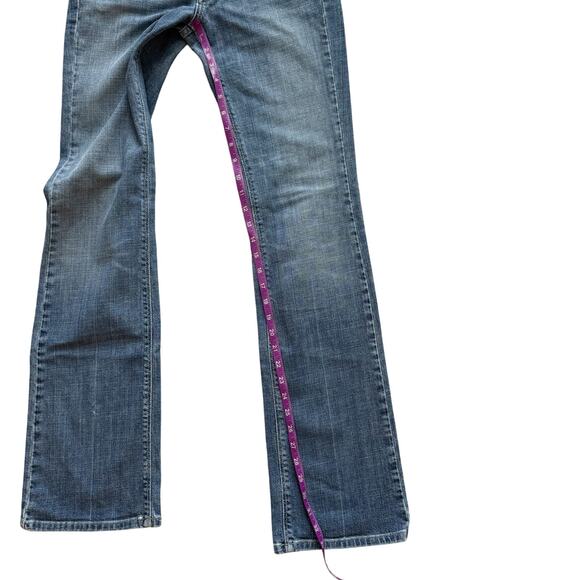 James Jeans Dry Aged Denim Women's Size 27 Y2K Vintage low rise bootcut 1247 - Picture 11 of 16